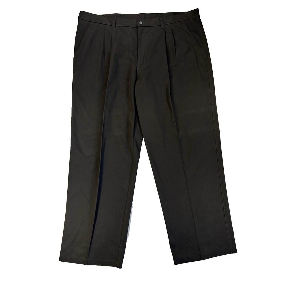 George Mens 42X30 Black Classic Dress Pants Workwear Career Business‎ Uniform